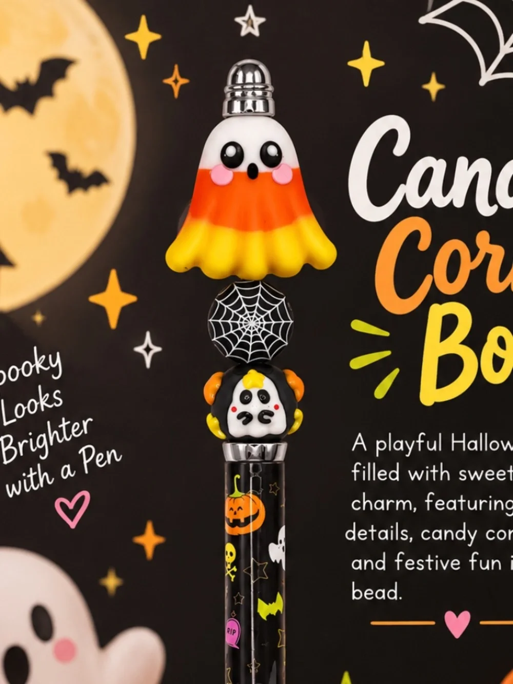 Candy Corn Boo Pen